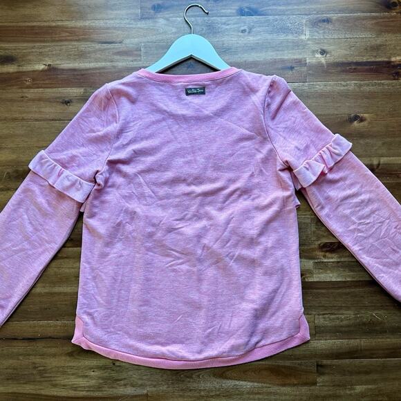 Matilda Jane Heart To Heart Autumn Prairie Pink Embroidered Knit Sweatshirt 16 - Picture 5 of 7